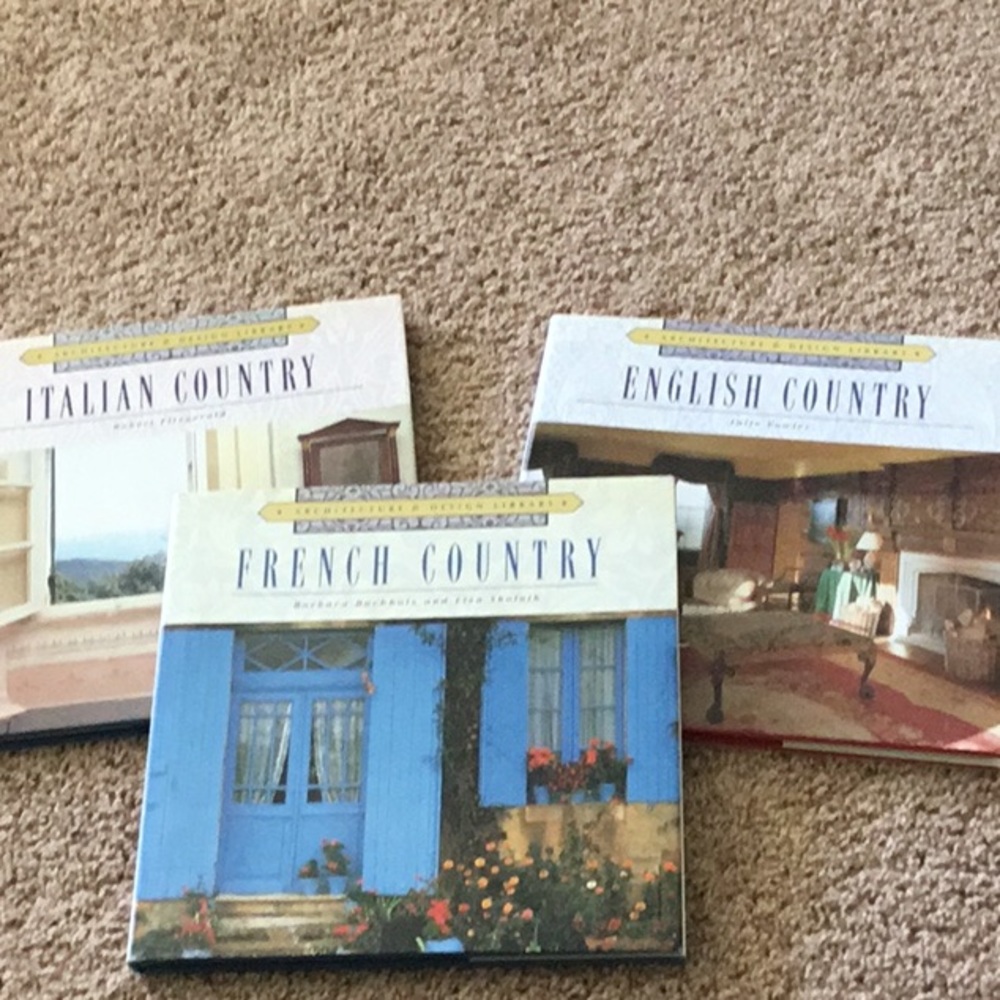 3 Design books thick color pages NEW